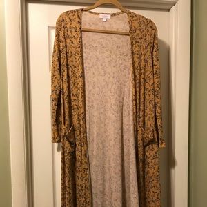 LuLaRoe Sarah Cardigan Size Small Beautiful Print